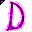 Click to get this Cursor. Pink Letter D Glitter Cursor, Letter D CSS Web Cursor and codes for any html website, profile or blog.