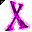 Click to get this Cursor. Pink Letter X Glitter Cursor, Letter X CSS Web Cursor and codes for any html website, profile or blog.
