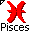 Click to get this Cursor. Red Pisces Astrology Sign Cursor, Pisces Astrology CSS Web Cursor and codes for any html website, profile or blog.