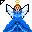Click to get this Cursor. Princess Angel Blue Cursor, Angels CSS Web Cursor and codes for any html website, profile or blog.