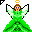 Click to get this Cursor. Princess Angel Green Cursor, Angels CSS Web Cursor and codes for any html website, profile or blog.