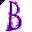 Click to get this Cursor. Purple Letter B Glitter Cursor, Letter B CSS Web Cursor and codes for any html website, profile or blog.
