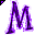 Click to get this Cursor. Purple Letter M Glitter Cursor, Letter M CSS Web Cursor and codes for any html website, profile or blog.