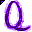 Click to get this Cursor. Purple Letter Q Glitter Cursor, Letter Q CSS Web Cursor and codes for any html website, profile or blog.