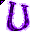 Click to get this Cursor. Purple Letter U Glitter Cursor, Letter U CSS Web Cursor and codes for any html website, profile or blog.