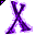 Click to get this Cursor. Purple Letter X Glitter Cursor, Letter X CSS Web Cursor and codes for any html website, profile or blog.