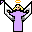 Click to get this Cursor. Purple Standing Angel Cursor, Angels CSS Web Cursor and codes for any html website, profile or blog.