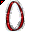 Click to get this Cursor. Red Letter O Glitter Cursor, Letter O CSS Web Cursor and codes for any html website, profile or blog.
