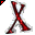 Click to get this Cursor. Red Letter X Glitter Cursor, Letter X CSS Web Cursor and codes for any html website, profile or blog.