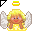 Click to get this Cursor. Resting Angel Yellow Cursor, Angels CSS Web Cursor and codes for any html website, profile or blog.