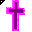 Click to get this Cursor. Rotating Hot Pink Cross Cursor, Christian CSS Web Cursor and codes for any html website, profile or blog.