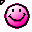 Click to get this Cursor. Cherry Pink Smiley Face Cursor, Smiley Faces CSS Web Cursor and codes for any html website, profile or blog.