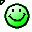 Click to get this Cursor. Lime Green Smiley Face Cursor, Smiley Faces CSS Web Cursor and codes for any html website, profile or blog.