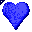 Click to get this Cursor. Spinning Blue Heart Cursor, Hearts  Love CSS Web Cursor and codes for any html website, profile or blog.