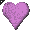 Click to get this Cursor. Spinning Lavender Heart Cursor, Hearts  Love CSS Web Cursor and codes for any html website, profile or blog.
