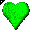 Click to get this Cursor. Spinning Lime Green Heart Cursor, Hearts  Love CSS Web Cursor and codes for any html website, profile or blog.