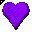 Click to get this Cursor. Spinning Purple Heart Cursor, Hearts  Love CSS Web Cursor and codes for any html website, profile or blog.