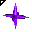 Click to get this Cursor. Spinning Star Purple Cursor, Shapes  3D CSS Web Cursor and codes for any html website, profile or blog.