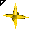 Click to get this Cursor. Spinning Yellow Star Cursor, Shapes  3D CSS Web Cursor and codes for any html website, profile or blog.