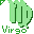 Click to get this Cursor. Green Virgo Astrology Sign Cursor, Virgo Astrology CSS Web Cursor and codes for any html website, profile or blog.