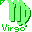 Click to get this Cursor. Lime Green Virgo Astrology Sign Cursor, Virgo Astrology CSS Web Cursor and codes for any html website, profile or blog.