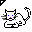 Click to get this Cursor. White Cat Cursor, Animals Custom Cursor for Internet or Windows