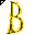 Click to get this Cursor. Yellow Letter B Glitter Cursor, Letter B CSS Web Cursor and codes for any html website, profile or blog.