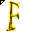 Click to get this Cursor. Yellow Letter F Glitter Cursor, Letter F CSS Web Cursor and codes for any html website, profile or blog.