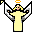 Click to get this Cursor. Yellow Standing Angel Cursor, Angels CSS Web Cursor and codes for any html website, profile or blog.