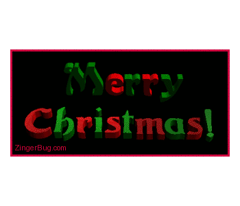 Click to get the codes for this image. 3d Merry Christmas Red & Green Text, Christmas Free Image, Glitter Graphic, Greeting or Meme for Facebook, Twitter or any forum or blog.