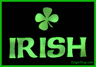 Click to get the codes for this image. 3d Irish, Saint Patricks Day Free Image, Glitter Graphic, Greeting or Meme for Facebook, Twitter or any forum or blog.