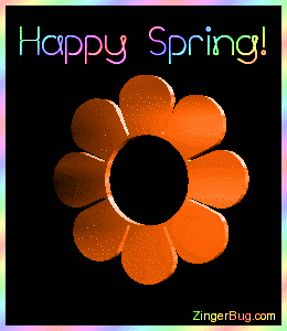 Click to get the codes for this image. 3d Rainbow Spring Flower, Spring Free Image, Glitter Graphic, Greeting or Meme for Facebook, Twitter or any forum or blog.