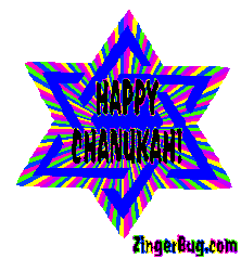 Click to get the codes for this image. Happy Chanukah Colorful Star Of David, Hanukkah Free Image, Glitter Graphic, Greeting or Meme for Facebook, Twitter or any forum or blog.