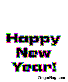 Click to get the codes for this image. Happy New Year Dancing Glitter Text, New Years Day Free Image, Glitter Graphic, Greeting or Meme for Facebook, Twitter or any forum or blog.