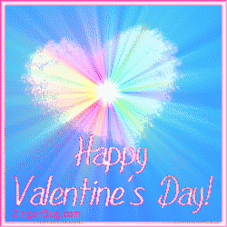 Click to get the codes for this image. Happy Valentines Day Pastel Heart Starburst, Valentines Day Free Image, Glitter Graphic, Greeting or Meme for Facebook, Twitter or any forum or blog.