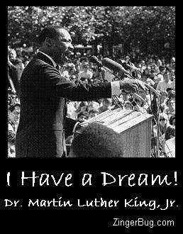 Click to get the codes for this image. I Have A Dream Mlk Photo, Black History Month, Martin Luther King Jr Day Free Image, Glitter Graphic, Greeting or Meme for Facebook, Twitter or any forum or blog.