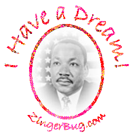 Click to get the codes for this image. I Have A Dream Cameo Red, Black History Month, Martin Luther King Jr Day Free Image, Glitter Graphic, Greeting or Meme for Facebook, Twitter or any forum or blog.