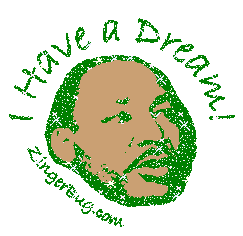 Click to get the codes for this image. I Have A Dream Green Glitter, Martin Luther King Jr Day Free Image, Glitter Graphic, Greeting or Meme for Facebook, Twitter or any forum or blog.