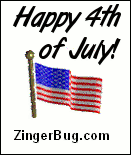 Click to get the codes for this image. July 4 Mini Waving Flag, 4th of July Free Image, Glitter Graphic, Greeting or Meme for Facebook, Twitter or any forum or blog.