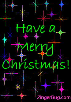 Click to get the codes for this image. Merry Christmas Colorful Stars, Christmas Free Image, Glitter Graphic, Greeting or Meme for Facebook, Twitter or any forum or blog.