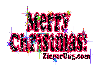 Merry Christmas Sparkle Glitter Graphic, Greeting, Comment, Meme or GIF