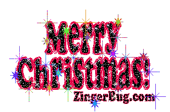 Merry Christmas Sparkle Glitter Graphic, Greeting, Comment, Meme or GIF