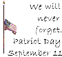 Click to get the codes for this image. We will never forget. Patriot Day September 11