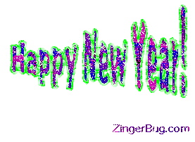 Click to get the codes for this image. Happy New Year Wagging Glitter Text, New Years Day Free Image, Glitter Graphic, Greeting or Meme for Facebook, Twitter or any forum or blog.