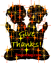 Click to get the codes for this image. Give Thanks prayer stars, Thanksgiving Free Image, Glitter Graphic, Greeting or Meme for Facebook, Twitter or any forum or blog.