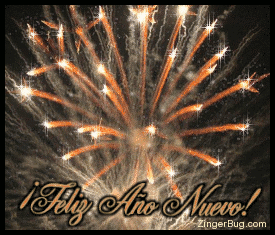 Click to get the codes for this image. Glitter graphic reading  ¡Feliz Año Nuevo! Which means Happy New Year in Spanish