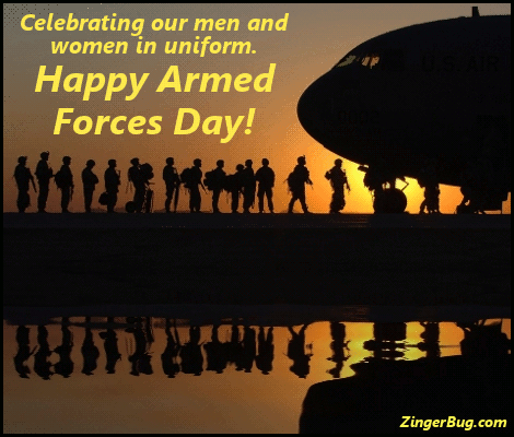 Click to get the codes for this image. Armed Forces Day Reflecting Sunset, Armed Forces Day Glitter Graphic, Comment, Meme, GIF or Greeting