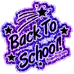 Click to get the codes for this image. Back To School Blue Glitter, Back To School Free Image, Glitter Graphic, Greeting or Meme for Facebook, Twitter or any forum or blog.