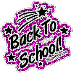 Click to get the codes for this image. Back To School Pink Glitter, Back To School Free Image, Glitter Graphic, Greeting or Meme for Facebook, Twitter or any forum or blog.