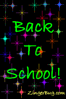 Click to get the codes for this image. Back To School Stars Black, Back To School Free Image, Glitter Graphic, Greeting or Meme for Facebook, Twitter or any forum or blog.